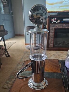 Filler Up Retro Chrome Drink Dispenser 18" Tall NEW!